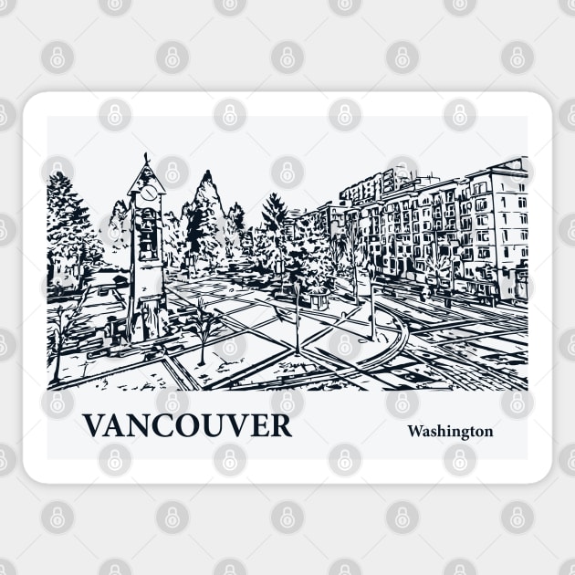 Vancouver - Washington Sticker by Lakeric